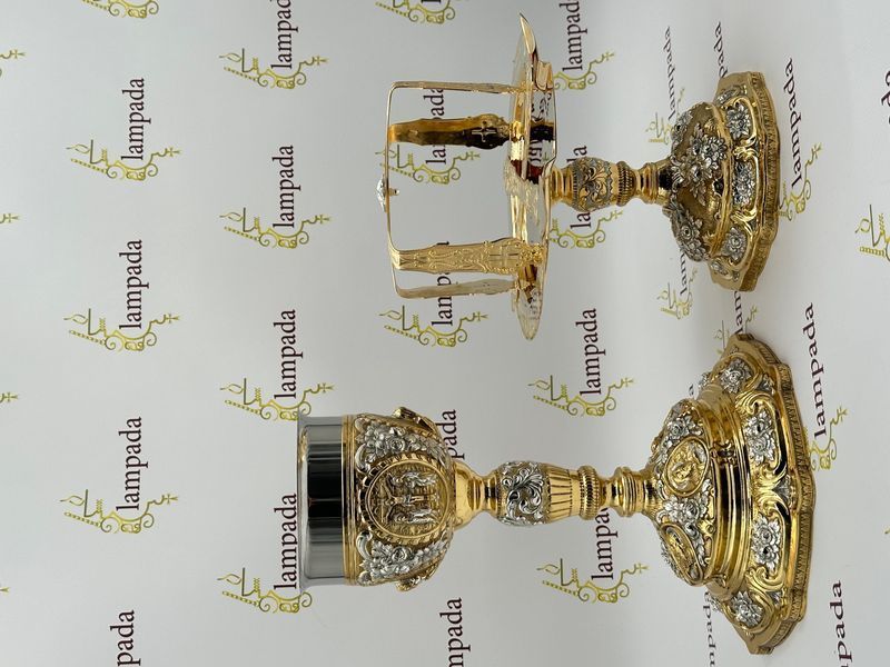 Евхаристический набор в позолоте и серебре. 600мл 13-42АН фото