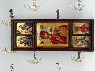 Ікона Божої Матері Іверська 18*45см ІК-1-13 фото