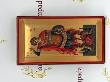 Ікона Святого Георгія 14*24см М-1Д-50Г фото