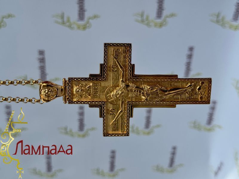 Крест в позолоте SA663Ж фото