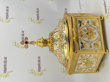 Мощевик изготовлен из бронзы, в позолоте и посеребрении. 15АН фото